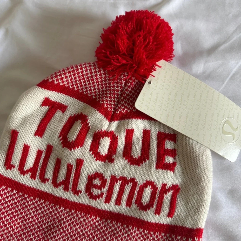 🆕🇨🇦 RARE 2010 Lululemon Olympic Canada Cheer Me On Toque - Picture 3 of 5